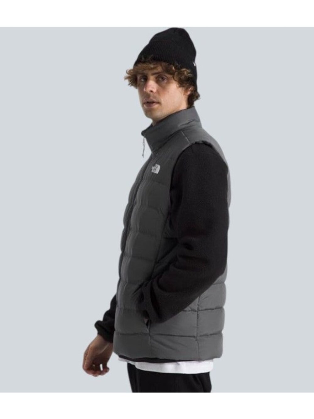 The North Face Aconcagua 3 Insulated Vest Men’s XL Gray NWT Down Puffer Gorpcore - Picture 4 of 9